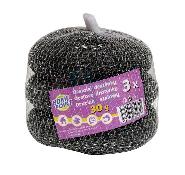 Drátěnka Kovová 3ks 30g 110008 | Úklidové a ochranné pomůcky - Drátěnky, houby a houbičky Drátěnka Kovová 3ks 30g 110008 | Úklidové a ochranné pomůcky - Drátěnky, houby a houbičky